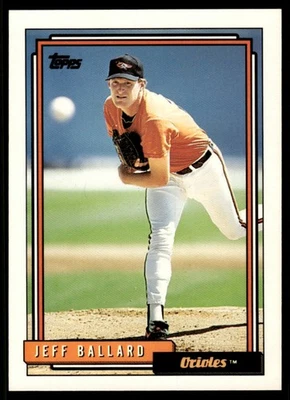 Jeff Ballard 1992 Topps #104 Baltimore Orioles 24189 - Image 1 of 2