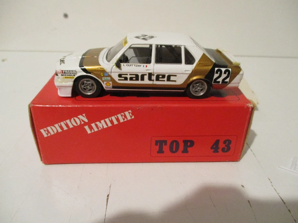 BMW 530 SPORT  "SARTEC " 1979 - TOP 43 BASE SOLIDO  - 1/43ème - EN BOITE - Photo 1/4