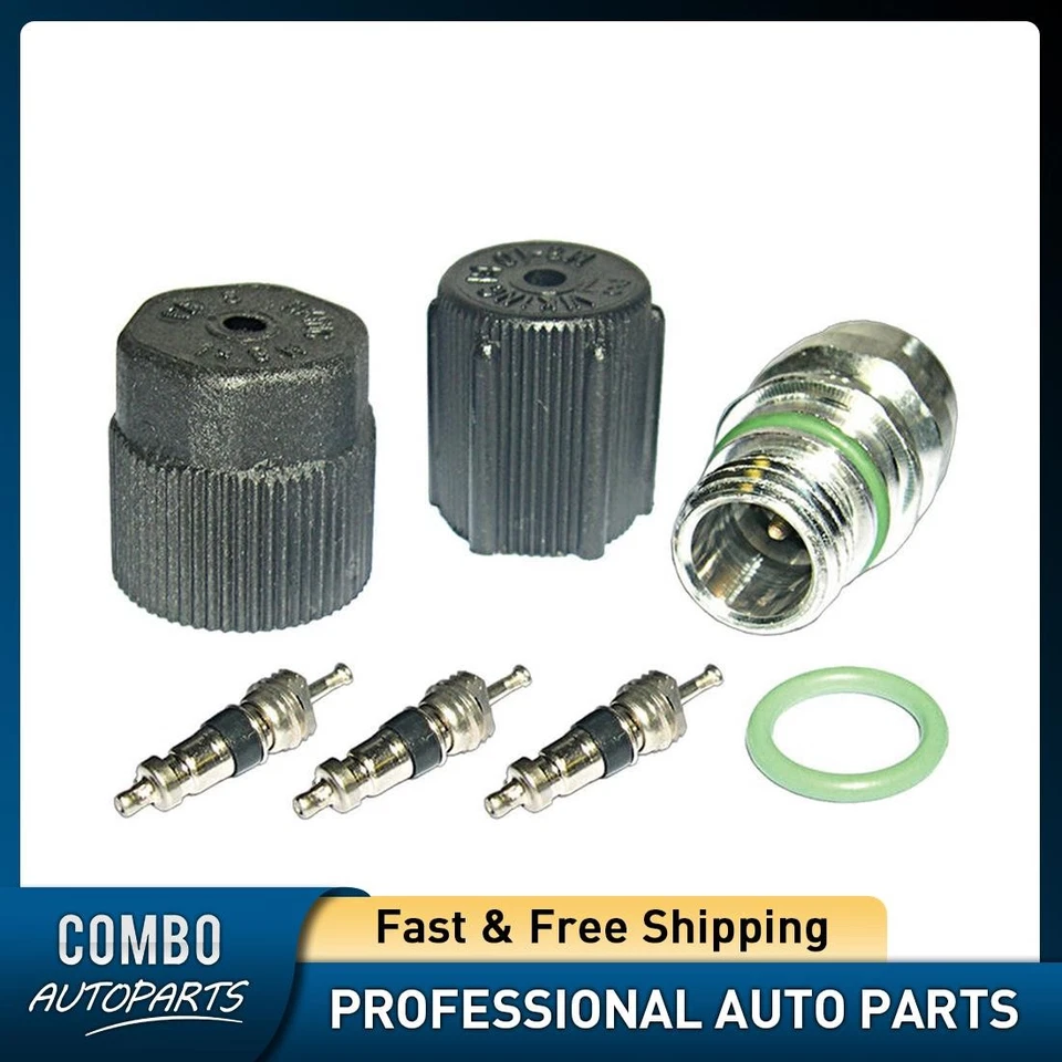 A/C System Valve Core and Cap Kit fits 2000-2013 GMC Yukon XL 1500 - Image 1 of 1