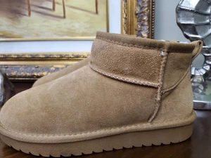 GREYSTONE COZY COLLECTION ESCARLATA Gamuza Cómodo Piel Sintética Forrado Botín Zapato EE. UU. 7 - Imagen 1 de 10