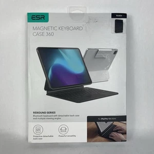 ESR Rebound Series Magnetic Keyboard Case 360° iPad Pro 13 inch (2024) Black - Photo 1/11