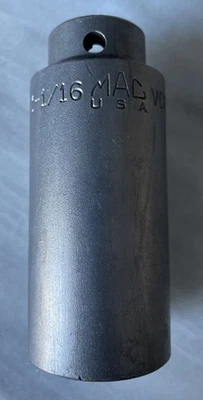 MAC TOOLS 1/2" DRIVE 1-1/16" DEEP 6 POINT IMPACT SOCKET - USA - SAE - VDP346 - Image 1 of 4