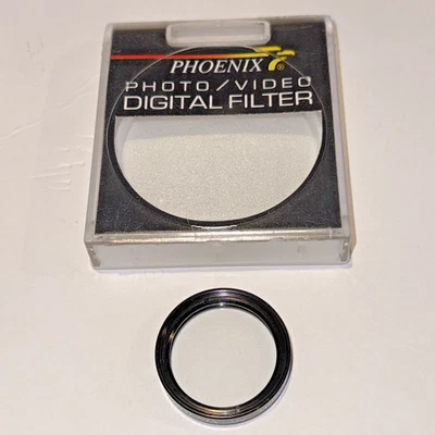 Phoenix 34mm UV Filter All Glass Metal Ring NOS - Image 1 of 4