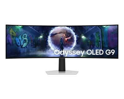 Samsung Gaming Monitor Curved 49'' Odyssey OLED 240Hz 5120x1440 LS49DG934SUXXU - Image 1 of 4