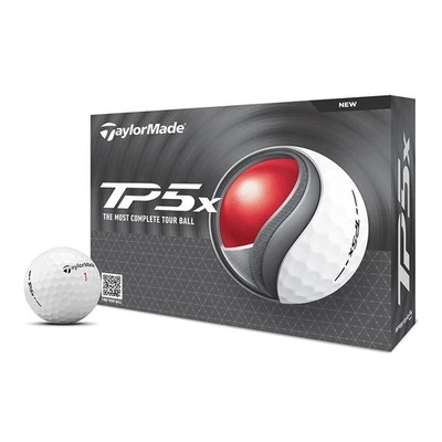 TAYLORMADE Taylor Made TP5X Golf Balls (White) || 1 Dozen (4 Sleeves) ***BRAND-NEW***