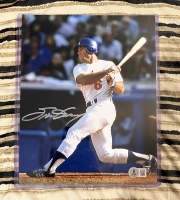Steve Garvey Autograph 8x10 Photo Beckett Witnessed COA Los Angeles Dodgers Auto - Image 1 of 2