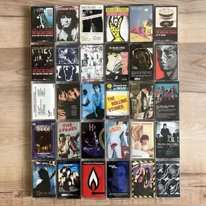 30x The Rolling Stones Cassette Tape Lot: RARE Sticky Fingers Let It Bleed Exile - Picture 1 of 5