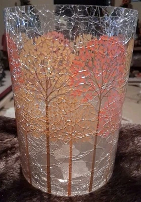 Nuevo en caja Yankee Candle Crackle Fall Trees "2025" tarro candelabro Foto 1 de 3