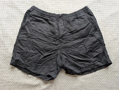 Шорты мужские Polo Ralph Lauren размер XL черные классический крой 6 дюймов лен хлопок пони логотип - Изображение 1 из 4