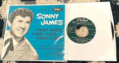 Sonny James: First Date, First Kiss, First Love 45 EP Capitol/US w/cover VG/SVG+ Foto 1 de 2