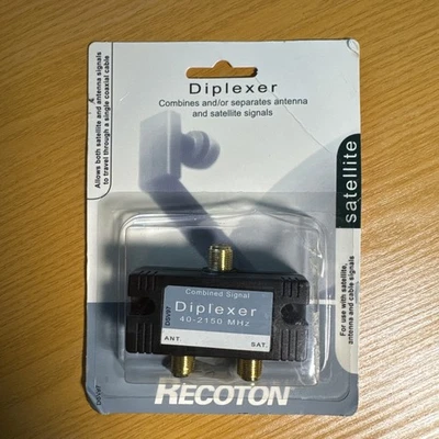Диплексор RECOTON DSV97 40-2150 МГц комбинирует/разделяет антенну и спутник ОТКРЫТ - Изображение 1 из 4