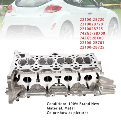 Cylinder Head Assembly G4FJ For Hyundai Accent Kia Soul 1.6L 2012-2019 2013 14 - Image 1 of 4