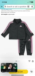 Girls 2-piece Classic Tricot Track Suit 5-girls NWT - Picture 1 of 5