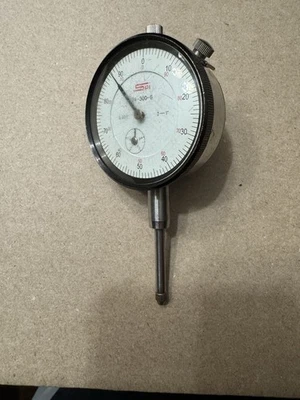 0-2 Inch Dial Indicator Travel Precision Tool 0.001 Grad Lathe SPI - Image 1 of 3