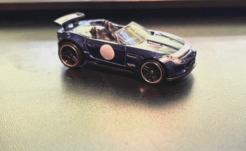 Hot Wheels -2025, 15 Jaguar F-Type Project 7, azul, paquete de 8 exclusivo, suelto Foto 1 de 1