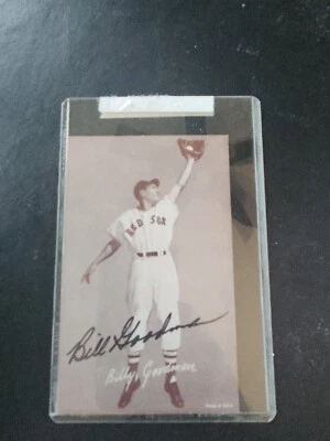 Tarjeta postal firmada por Billy Goodman 3x5 de béisbol autografiada firma Medias Rojas Foto 1 de 2