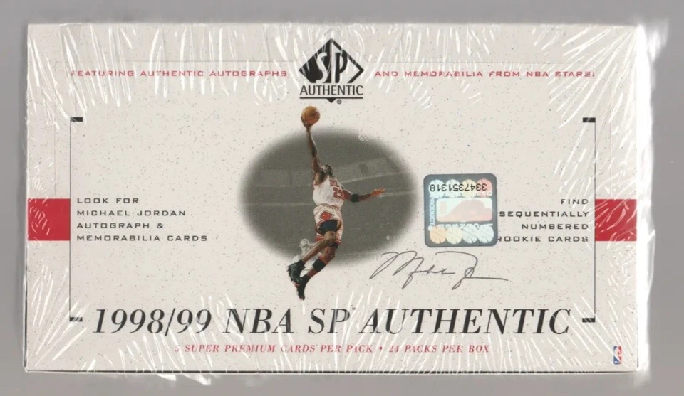 DECK SUPERIOR SP AUTÊNTICO BASQUETE CAIXA VAZIA MICHAEL JORDAN NA FRENTE  - Imagem 1 de 1