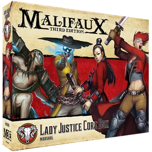 Malifaux Third Edition Lady Justice Core Box - Picture 1 of 3