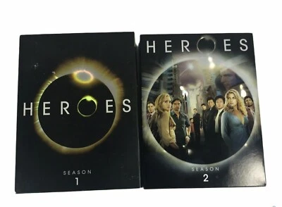 Heroes Complete Seasons 1 and 2 DVDs 11 Discs Total Lot With Slip Cover - Image 1 of 4