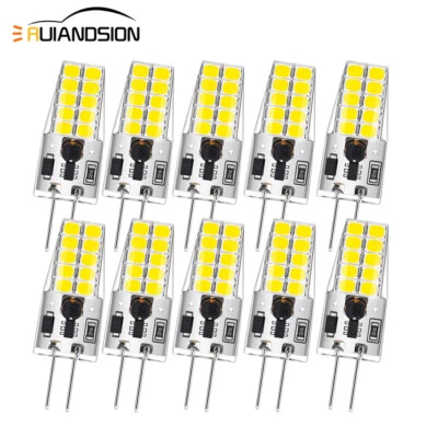 6000K/ 3000K G4 2835 LED Home Garden Camper Bi-Pin Bulb Lamp Globe AC/DC 12V-24V - image 1 of 4