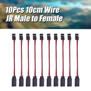 10Pcs Servo Extension Lead Wire Cable For RC Futaba JR Male to Female Connector - Picture 1 of 11