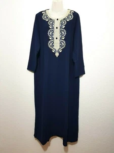 Abaya Vestido Maxi Árabe de Noche Takchita Jellabiya Djelaba Eid M - XXXL - Imagen 1 de 2