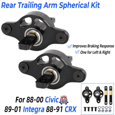TRAILING ARM SPHERICAL BUSHING KIT FOR CIVIC 89-01 INTEGRA 88-91 CRX HONDA REAR Foto 1 de 4