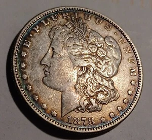 1878 (P) Morgan Silver Dollar 8 Tail Feathers  - Picture 1 of 5