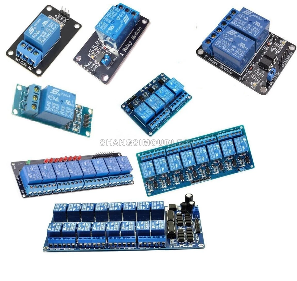 5V 1/2/4/6/8 Channel Relay Board Module Optocoupler LED for Arduino PiC ARM AVR - Bild 1 von 1