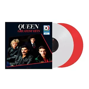 QUEEN GREATEST HITS WHITE & RED VINYL WALMART USA EXCLUSIVE LIMITED 2LP SEALED - Picture 1 of 9