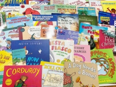 Lot of 20 Children Fiction PICTURE KIDS BOOKS  *RANDOM MIX*, PAPERBACK - Image 1 of 4