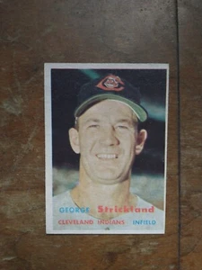 1957 Topps #263 George Strickland (EXMT) - Picture 1 of 2
