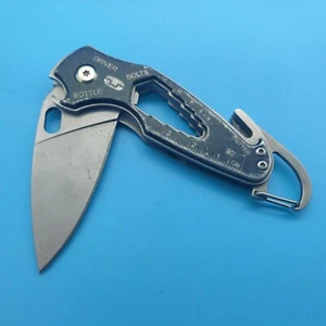 USED True Utility Folding Pocket Multi Tool Screwdriver Bottle Opener Black y - Picture 1 of 4