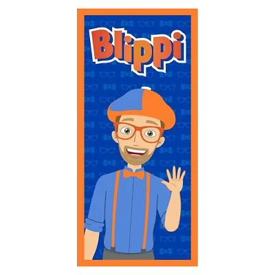 Blippi Towel 100% Cotton Beach Bath Pool Children's Soft - 70cm x 140cm - Image 1 of 2