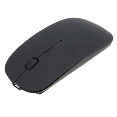 Wireless Computer Slim Mouse 1600 DPI USB Optical 2.4G Receiver For PC Laptop - Image 1 of 4