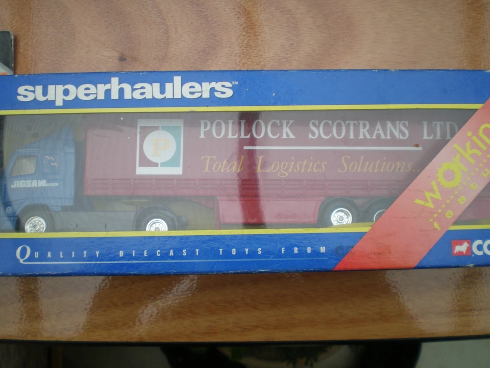 Corgi Classics TY86714 Volvo Cab & Curtainsider Truck Jigsaw Pollock Scotrans - Image 1 of 1