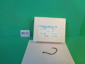 Mustad Salmon/Steelhead/Trout Limerick Hooks Size 4 #36782 100 Count/1 Box (New) - Picture 1 of 7