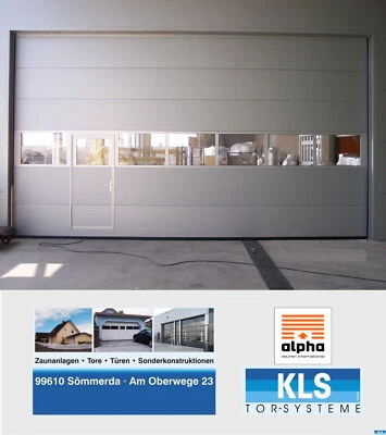 Alpha Industrietor | Hallentor | Garagentor | Antrieb | Schlupftür | ISO40 | RAL - Bild 1 von 4