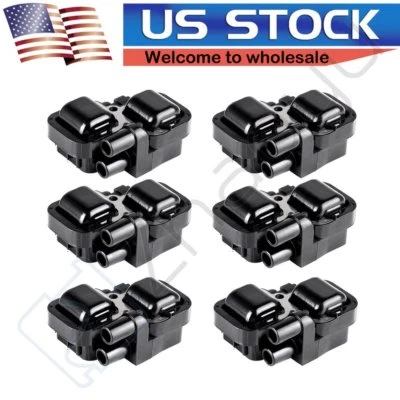 Set of 6 Ignition Coil Pack on Plug for 98-06 Mercedes-Benz C CLK ML Class - Image 1 of 4
