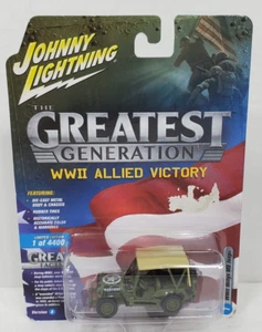 Johnny Lightning The Greatest Generation WWII Willys MB Jeep Limited Edition - Picture 1 of 5