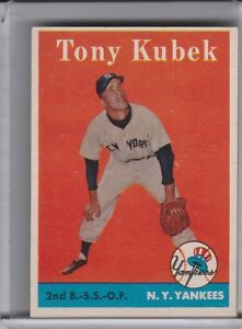 1958 TOPPS #393 TONY KUBEK NEW YORK YANKEES 4205