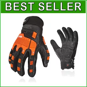 Guantes de trabajo de cuero de alta resistencia X-Large - resistentes a impactos y listos para pantalla táctil - Imagen 1 de 8