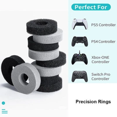 12in1 Precision Rings Aim Assist Motion Control for Playstation 5 Switch Pro PS4 - Image 1 of 4