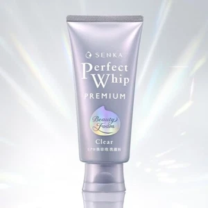 [SHISEIDO SENKA] Premium Perfect Whip Clear Facial Wash , Peeling , Brightening - Picture 1 of 7