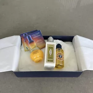 L’Occitane 5pc Body Deluxe Travel Sz Set Immortelle Divine Creme, Body Lotion… - Picture 1 of 5
