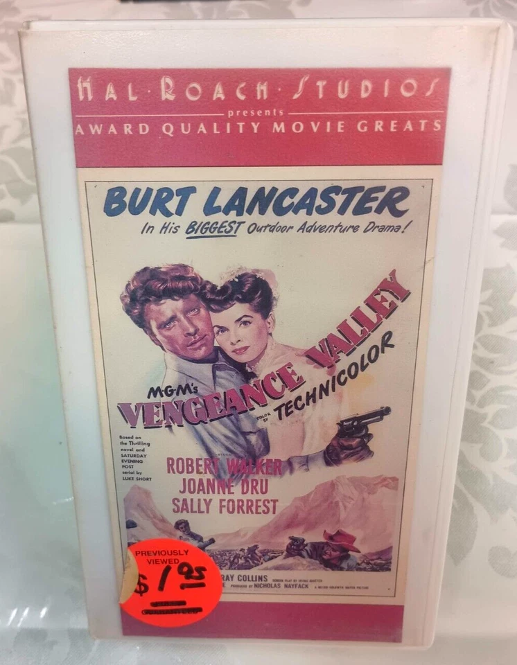Vengeance Valley Dvd 1951 Western Film Burt Lancaster Robert Walker Hal Roach Foto 1 de 4