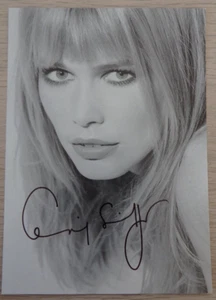 Ancien autographe mannequin allemand Claudia Schiffer années 1990 (115634) - Photo 1/2