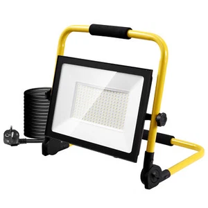 50-200W LED Fluter Baustrahler Flutlicht Gelb Stativ Baustrahler Scheinwerfer - Bild 1 von 45