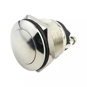 Interruptor de botón de presión para flash de arranque de bocina de automóvil relé de resorte de 12 V cargado - Imagen 1 de 2
