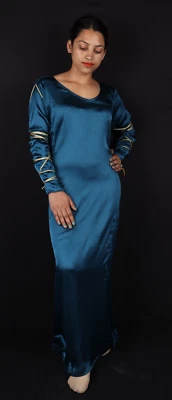 Traje de feria renacentista, vestido real del siglo XVI, vestido de recreación para mujer Foto 1 de 4